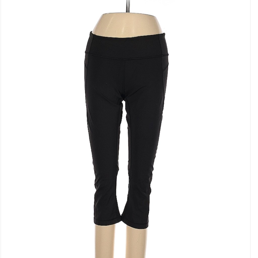 Lululemon Athletica Solid Black Leggins